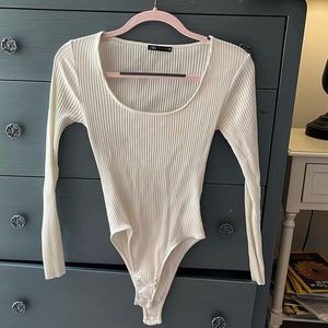 Zara White Bodysuit